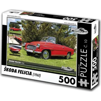 Puzzle KB Barko Retro Auta Škoda Felicia 1960 500 dílků