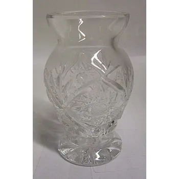 Váza Vázička amfora mini skleněná broušená křišťálová XMS 43