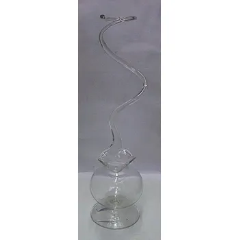 Svícen Svícen Jáchym skleněný čirý exklusivní výrobek možno použít jako váza Lt 256