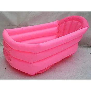 Kojenecká hygiena Vanička skládací dětská nafukovací růžová