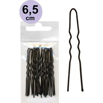 Ostatní Vlásenky do vlasů 6,5 cm 1 balení 20pcs Barva: Hnědá