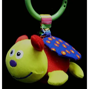 Bedrunka beruška závěsná na kočárek či postýlku šustící třesoucí se