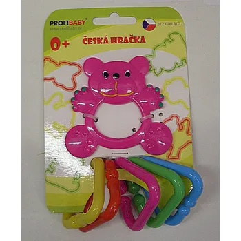 Hračka pro kojence Kousátko pro miminko medvídek v sáčku od 0 měsíců