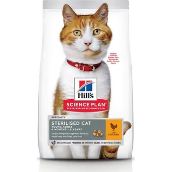 Krmivo pro kočku Hill's Feline Dry Adult Young Sterilized Chicken