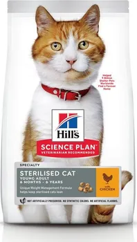 Krmivo pro kočku Hill's Feline Dry Adult Young Sterilized Chicken