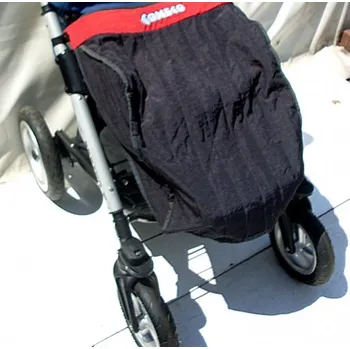 Kočárek Nánožník na sportovní kočárek černý s červeným pruhem zn. Coneco