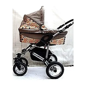 Kočárek Kočárek 4 Cross Lux bežový květ