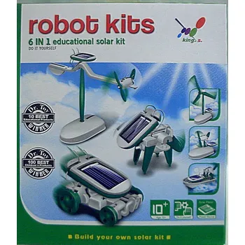 ostatní stavebnice Robot Kits solarní stavebnice auto + pes + loď + vznášedlo 6 druhů
