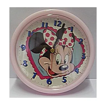 Hodiny Hodiny Minnie Disney stojací kulaté růžové