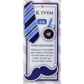 Čokoláda Dárková čokoláda s číslem 100 g - K narozeninám - pro muže