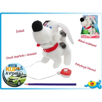 plyšák Žeryk 20 cm chodící a štěkající plyšový pes