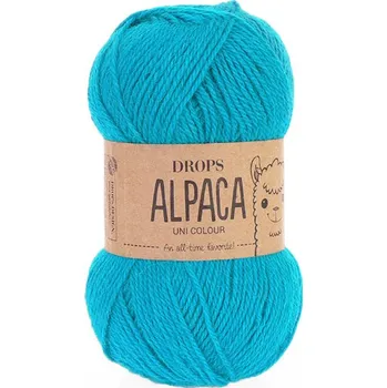 Příze DROPS Alpaca uni colour 2918 - tyrkysová