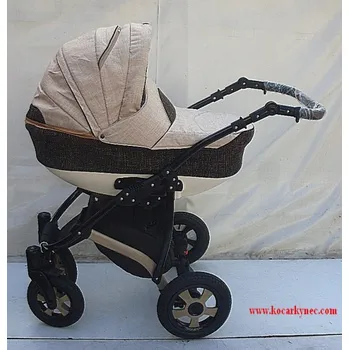 Kočárek Kočárek kombinovaný Kompas komfortní ALU konstrukce béžovo hnědé pepito Speciální látka