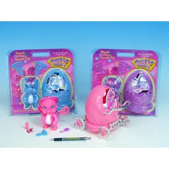 Panenka Dinosáuří miminko Dráček bledě modrá holčička