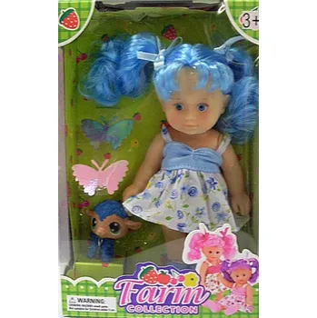 Panenka Panenka s barevným zvířetem Farin Collection modrá