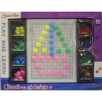 Mozaiková sada Mozaika malé a velké kloboučky v krabičce