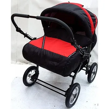 Kočárek Kočárek pro dvojčata sourozenecký kočárek Twist Duo dvojčátka černo červený
