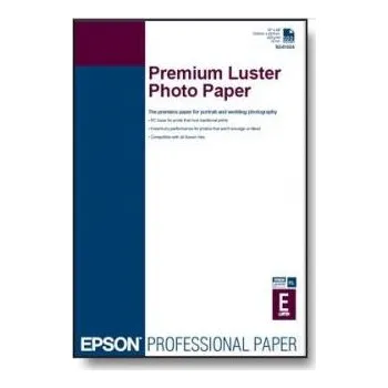 Fotopapír Epson Premium Luster Photo Paper S042123 C13S042123, 250 g/m2, A2, 25ks, lesklý, inkoustový, bílý, foto papír