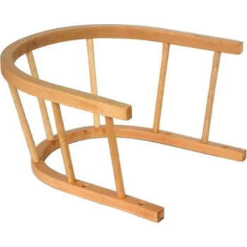 Dětská ohrádka Ohrádka opěrka pro dítě na saně celodřevěná univerzální přírodní