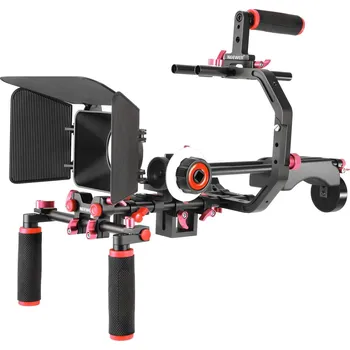 Stativ Profesionální kamerový ramenní RIG s modulem ostření, rychloupínací destičkou i závažím