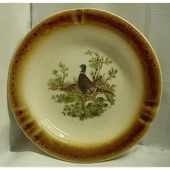 Popelník Popelník - talířek velký keramický kulatý s motivem Bažant