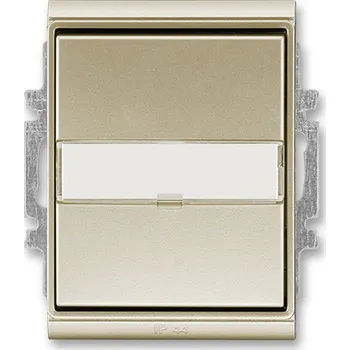 vypínač Spínač řazení 6/0 (ovládač přepínací), IP 44, popisové pole, 3558E-A86910 33, ABB, Time®, šampaňská (ABB, Time®, šampaňská)