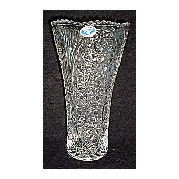 Váza Váza křišťálová skleněná vysoká zdobená česká výroba O136 Lenka