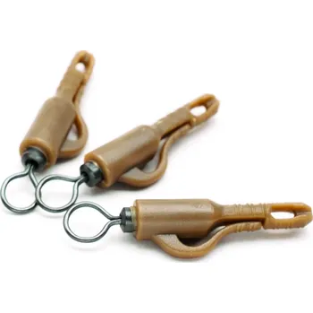 Taska Závěska s obratlíkem s vel. očkem hnědá 10ks