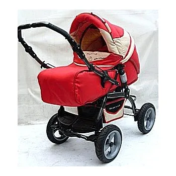 Kočárek Kočárek Sport speed červeno béžový velmi zachovalý používaný