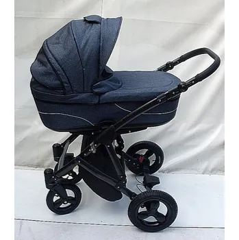 Kočárek Kočárek Jeans Riflový potah exklusivní serie tříkombinace tmavá riflovina