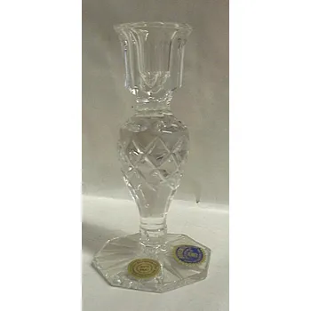 Svícen Svícen skleněný olovnatý křišťál vánoční typ O427