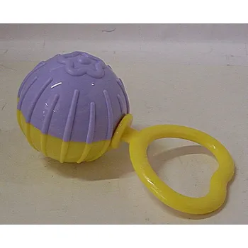 Hračka pro kojence Hrkačka chrastítko plast kulaté se srdíčkem v sáčku od 0 měsíců