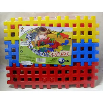 ostatní stavebnice Stavebnice Safari Konstruktér plastová s zviřaty MS 10