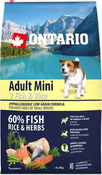 Krmivo pro psa Ontario Adult Mini Fish/Rice