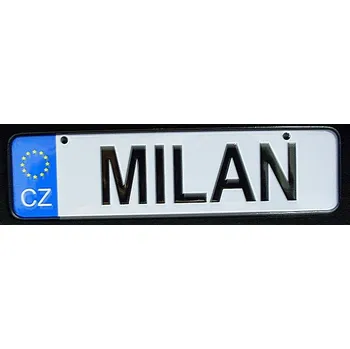 Kočárek SPZ na kočárek kov MILAN nebo MILOŠ