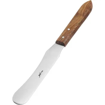 Labor Pro Kosmetická špachtle na aplikaci vosku nerezová 21cm, dřevěná rukojeť XPS