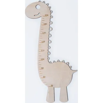 dětský metr MAJADESIGN Dětský dřevěný metr - DINOSAURUS