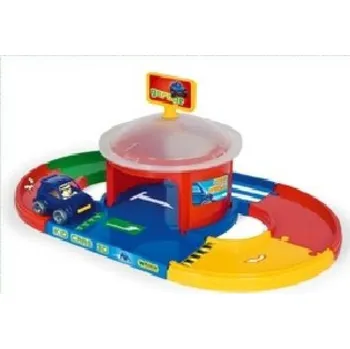 autodráha Garáž 3D s autíčkem a barevnou dráhou Novinka