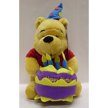 plyšák Medvídek Pů s dortem narozeninový Happy Birthday Disney plyšový