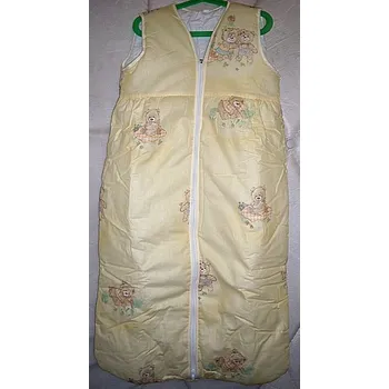 Spacák Spací pytel dlouhý Lux se speciálním zapínáním žlutý medvídek