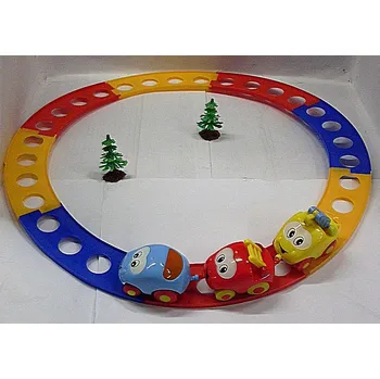 autodráha Autodráha zvuková s dráhou 3 autíčka magnetická s doplňky