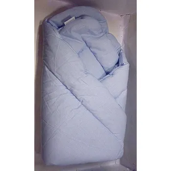 Zavinovačka Zavinovačka dětská bledě modrá bavlna na suchý zip