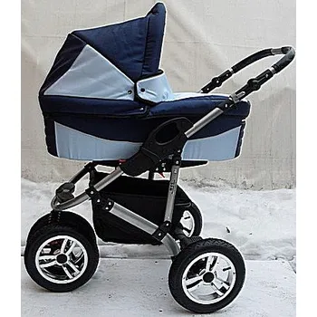 Kočárek Kočárek 3 Cross Lux modro modrý