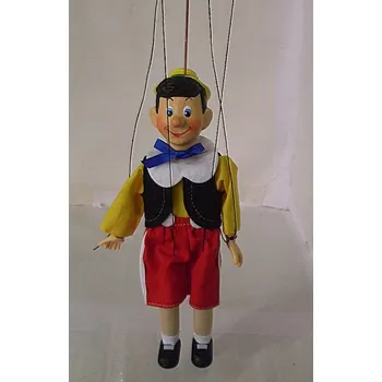 loutka Loutka dřevěná Pinokio 20 cm Původní verze