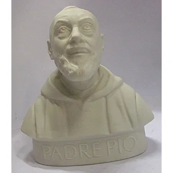 Padre Pio busta porcelánová bílá Royal dux Duchcov 72