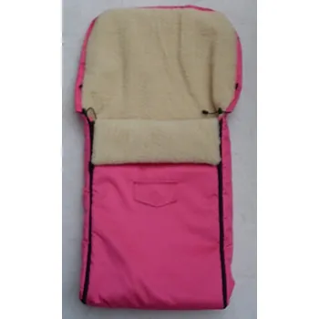 Příslušenství pro přepravu dětí Fusak do kočárku s beránkem dlouhý růžový