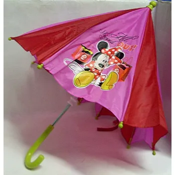 Deštník Deštník Minnie Disney červeno růžový dětský 65 cm