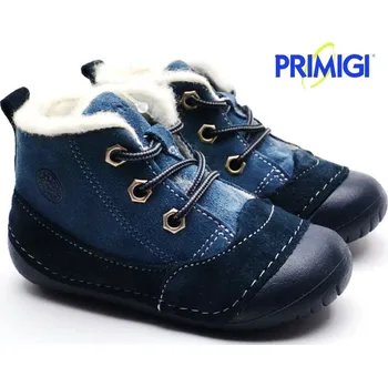 Chlapecké polobotky Zimní barefootové boty PRIMIGI 44000 00 navy Velikost: 20