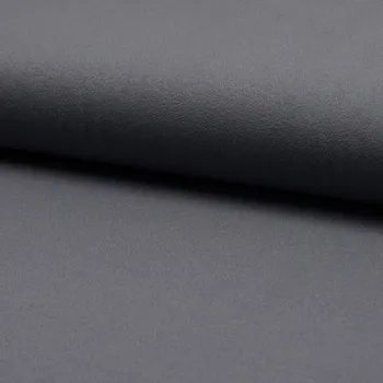 Úplet žoržet DE LUXE tmavě šedý, 260g/m, š.145