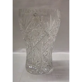 Váza Váza skleněná křišťálová mohutná baňatá na více kytek O72 Milena